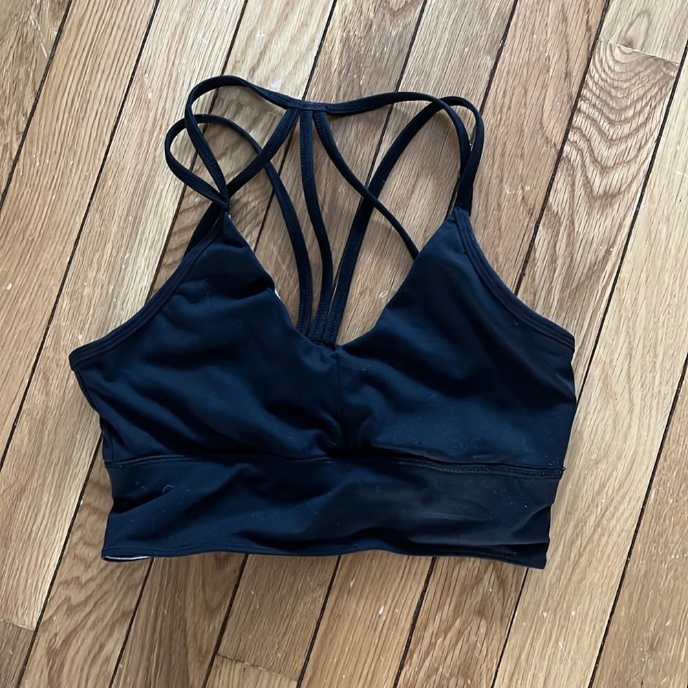 Black born primitive sport bra